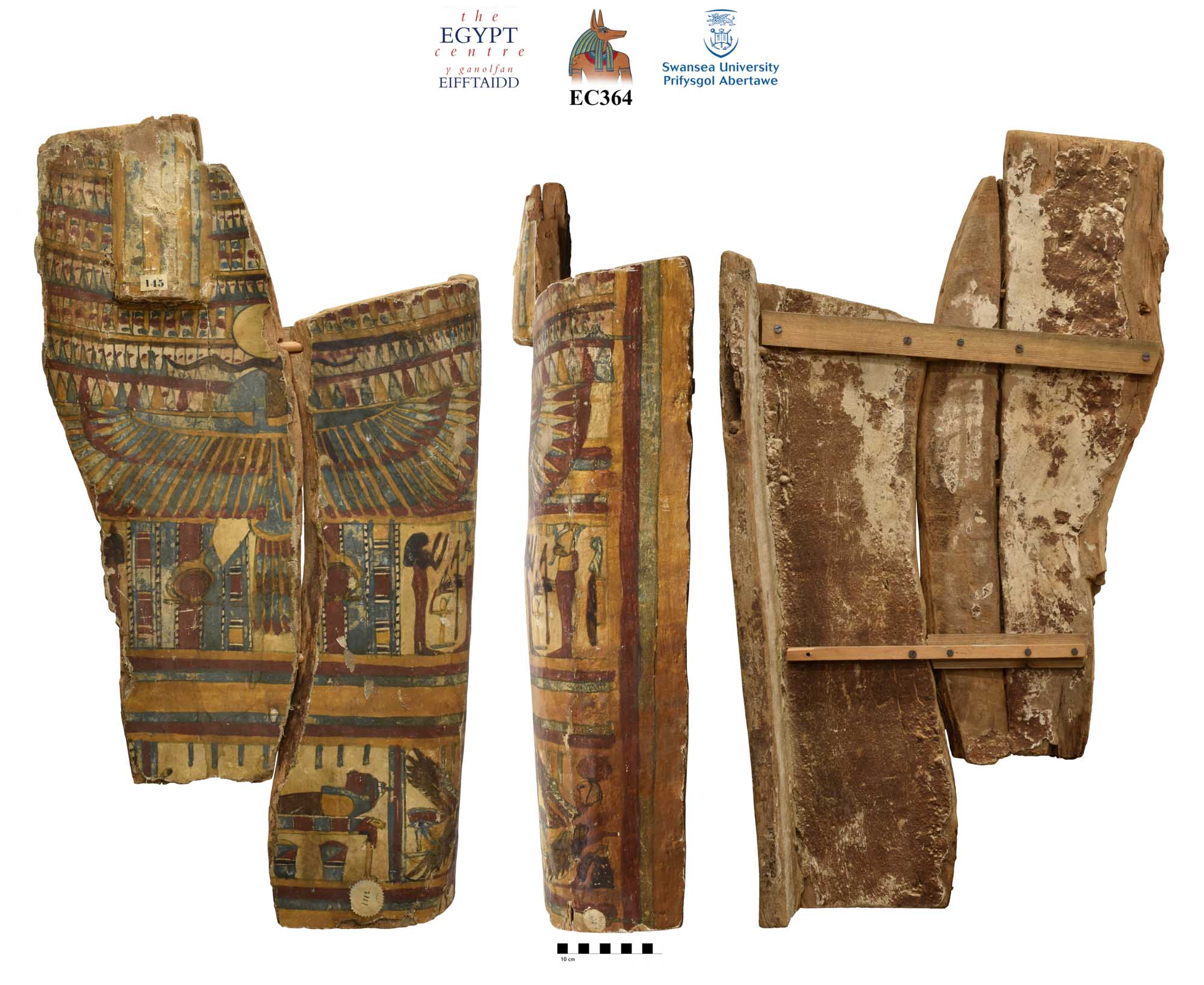 Image for: Fragment of a wooden coffin